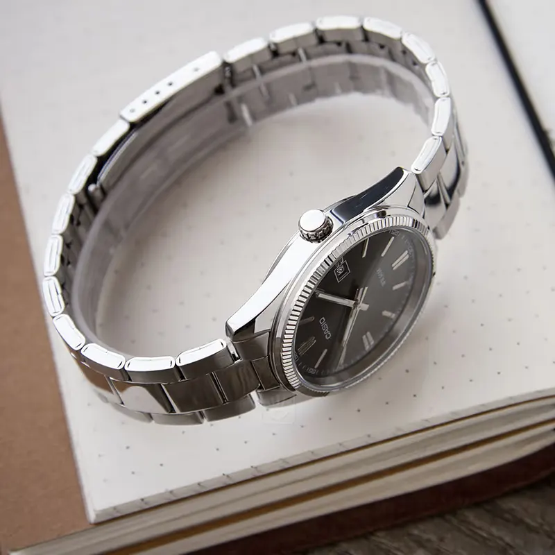 Casio Enticer Black Dial Timekeeping Men's Watch- MTP-1302D-1A1V